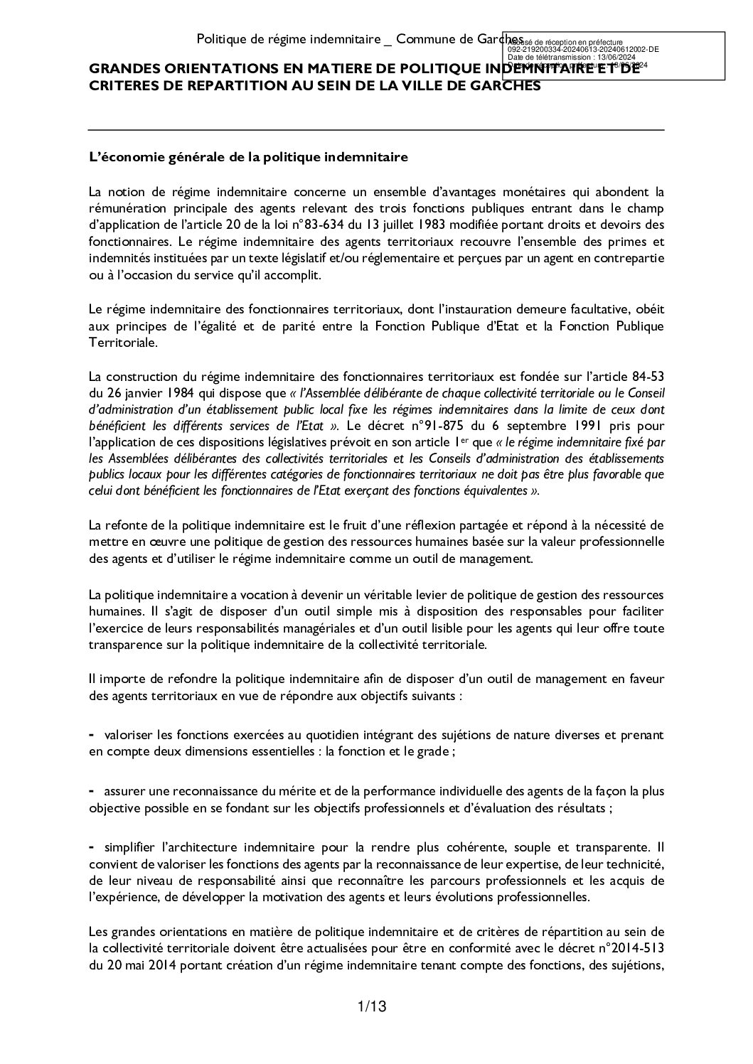 Annexes du Conseil Municipal du mercredi 12 juin 2024