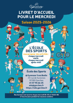Brochure Ecole des Sports – activités des mercredis – rentrée 2025